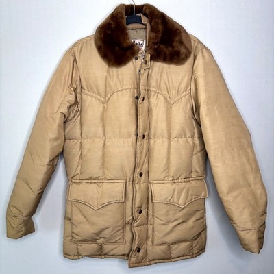 Walls Blizzard-Pruf Puffer Jacket Mens Size L Down Insulated Faux