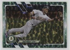 2021 Topps Update Green Foil 132/499 Chad Pinder #US116 5x8