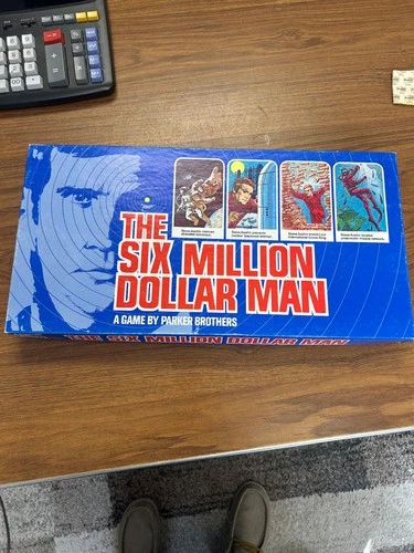 Vintage The Six Million Dollar Man Board Game 1975 Parker Brothers