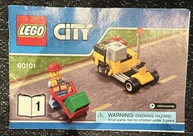 Lego CITY 60101 Airport Cargo Plane RETIRED Complete Preowned