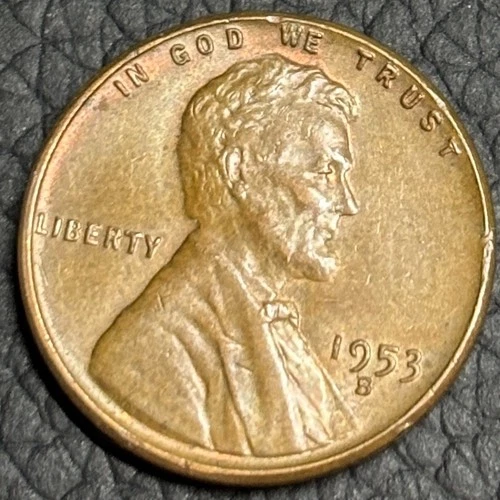 1953-S Lincoln Cent • AU+ Almost Uncirculated • San Francisco Mint • Semi-Key 1C