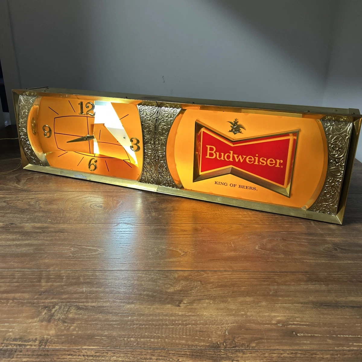 budweiser beer clock products for sale | eBay