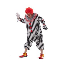 Men's Scary Clown Halloween Costume, X-Large
