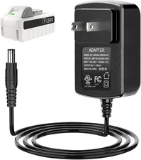 Quick Charger for Snow Joe & Sun Joe 24V iBAT24 and 24VBAT Series Batteries