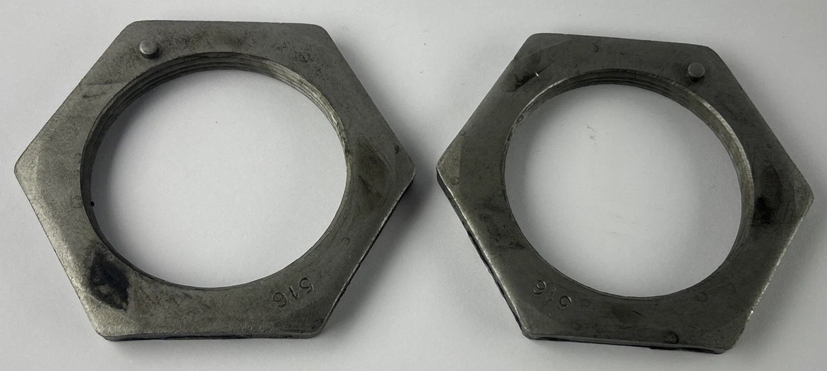 2x Dayton Parts 06-407 Axle Nut w/ Dowel Pin photo 3
