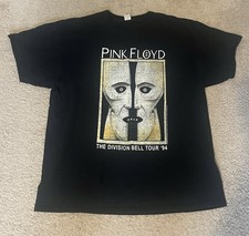 Pink Floyd Division Bell Tour 94 T Shirt 2XL Black Band Tee