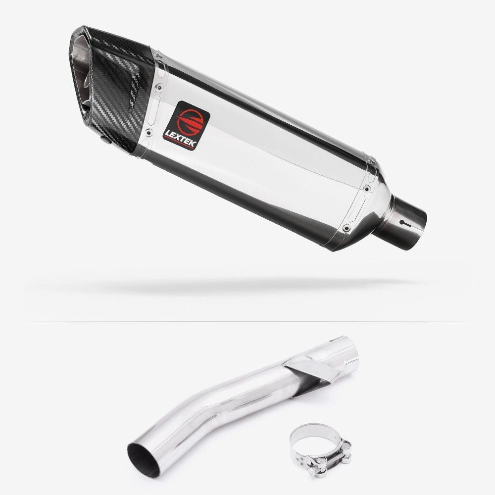 Lextek SP4 Exhaust 300mm with Link Pipe for Yamaha FZS 600 Fazer (97-03)