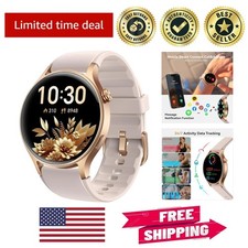 Elegant Smartwatch with 1.32'' AMOLED Display - Ideal Fitness Tracker for Women