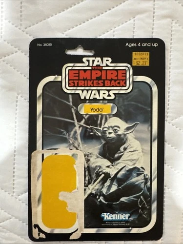 Star Wars Yoda Vintage Cardback Only 1977 to 1983 🔥