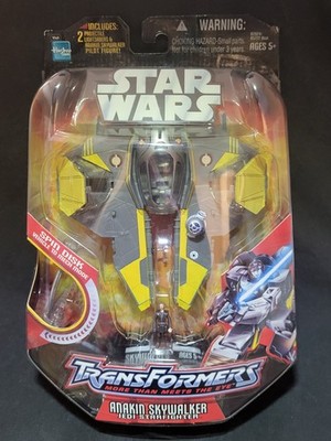 Star Wars Transformers Crossover Anakin Skywalker Jedi Starfighter MOC