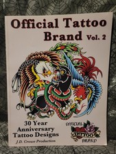 Official Tattoo Brand History Book Vol 2 SIGNED Autographed JD CROWE Flash Art