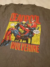 Deadpool Vs Wolverine Movie T-Shirt XL Best Bubs