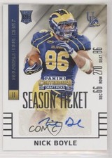 2015 Panini Contenders Draft Picks Auto Nick Boyle #228 Auto 1o3