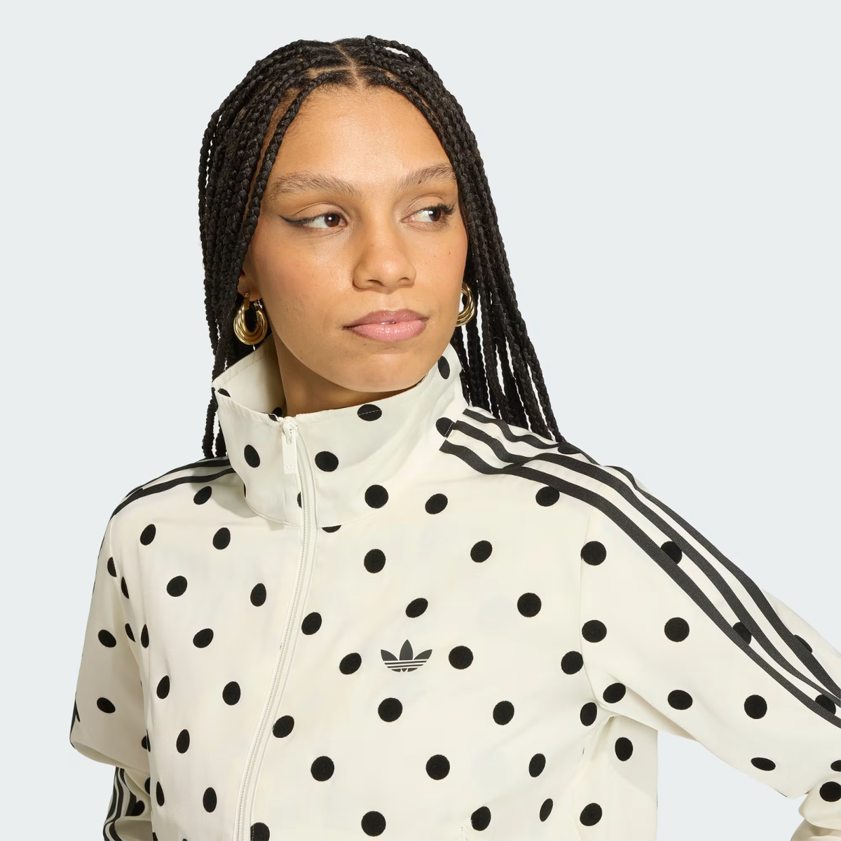 adidas Originals Women's Satin Polka Dot Track Top KV1165 | eBay
