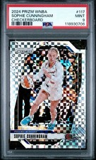 2024 Panini Prizm WNBA Sophie Cunningham Checkerboard Prizm #117 SP PSA 9 MINT