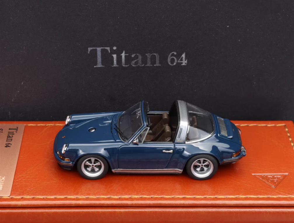 1:64 Porsche Singer 911 964 Targa Resin Model Car Collectible