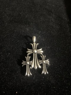 Chrome Hearts Triple Cross Pendant 99c Auction No Reserve