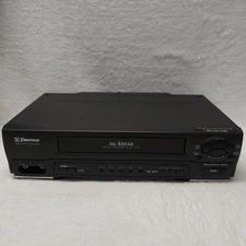 Emerson EWV401B VHS VCR Player DA-4Head No Remote Tested Works Great VGC 