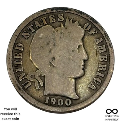1900 O Barber Dime X-1830