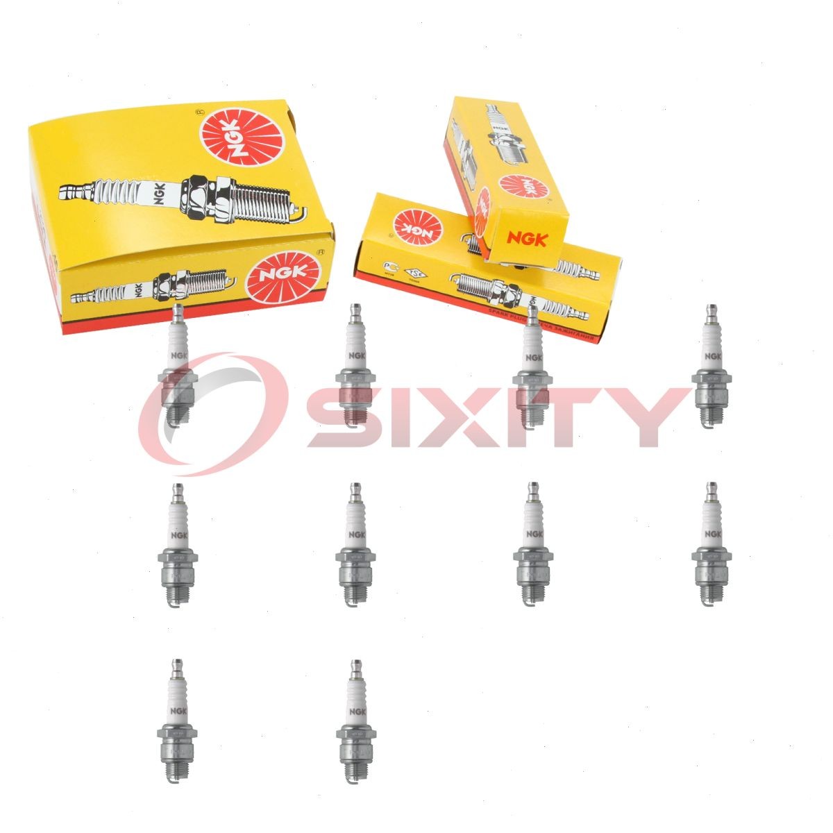 10 pc NGK 97821 BMR6A SOLID BLYB Standard Spark Plugs for XST255DP XST254DP lq