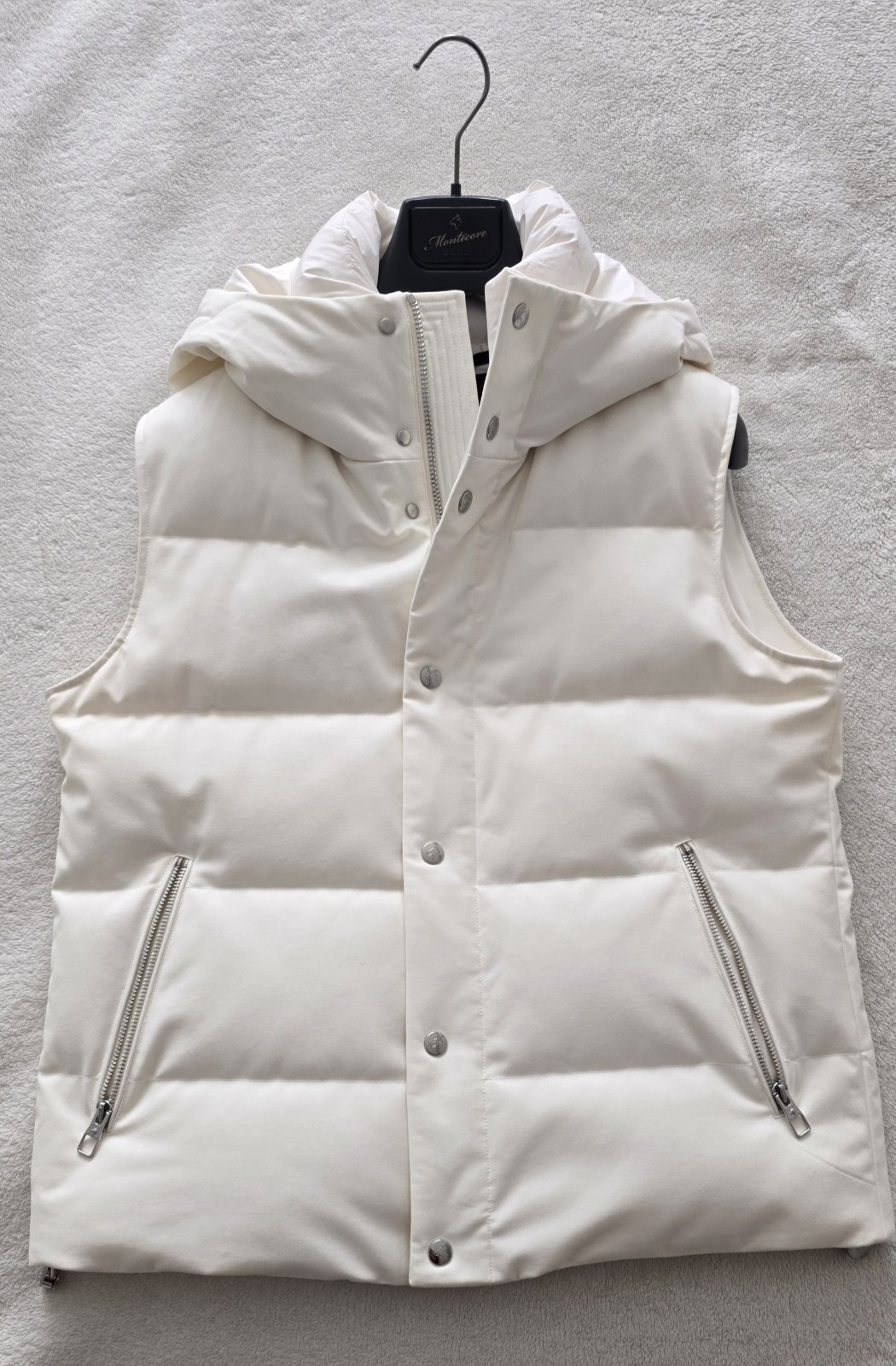 Montecore Down Gilet Vest Size 48 M - Cream - NEW - Moncler image 2