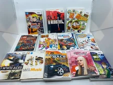 Nintendo Wii Game Cases and Manuals (NO GAMES) Red Steel Music Naruto III ETC
