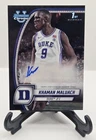 2024-25 Bowman Chrome U Khaman Maluach Black Wave Refractor RC Auto #46 Rookie