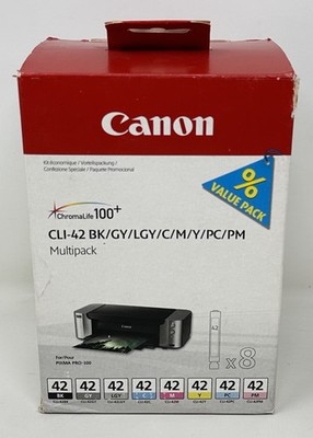 Canon CLI-42 BK/GY/LGY/C/M/Y/PC/PM Cromalife 100+ Multipack PIXMA PRO-100