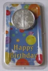2006 AMERICAN SILVER EAGLE ~Littleton Happy Birthday Showpak~ 1 Oz .999 Silver
