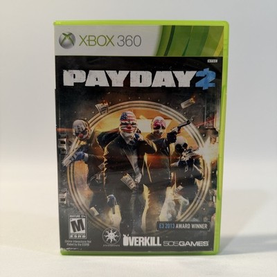 Payday 2 Xbox 360 Heist Shooter Video Game Crime Action FPS