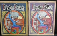 VIntage Halloween 1973 Monster Gallery Troubador Press Coloring Book Lot