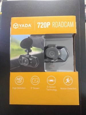 YADA 720P Roadcam. 2'' Screen, G-Sensor Technology, Motion Detection 