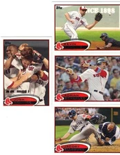 2012 Topps Full Boston Red Sox Team Set Lester Ellsbury Pedroia David Ortiz 31