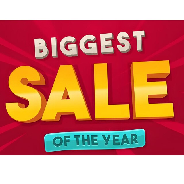 Biggest sale of the year