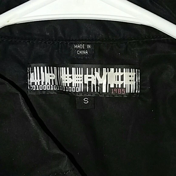 Vintage Lip Service Gothic Gothcore Punk Rocker Vegan Leather Vest Sz Small  - Image 2 of 4