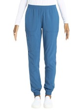 Scrubstar Women's SIZE XS Solid Color Medical Scrub Jogger Pants COLOR BLUE New