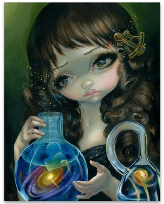 Strangeling Microcosm Galaxy - 11x14 Unframed Art Print Poster - Decor and Gift