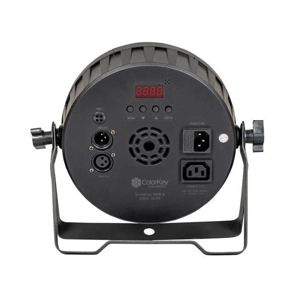 COLORKEY VIVIDPAR HEX 6 (12-PC BUNDLE) - Hex-Colored RGBAW+UV LED wash light - Image 3 of 4