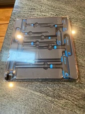 Snap-on awsgm800a 8 pc t-shaped/l-shaped comb. hex wrench set 2 mm-10 mm