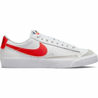 Nike Blazer Low '77 Low GS White Team Orange DA4074-106 sz Women's 
