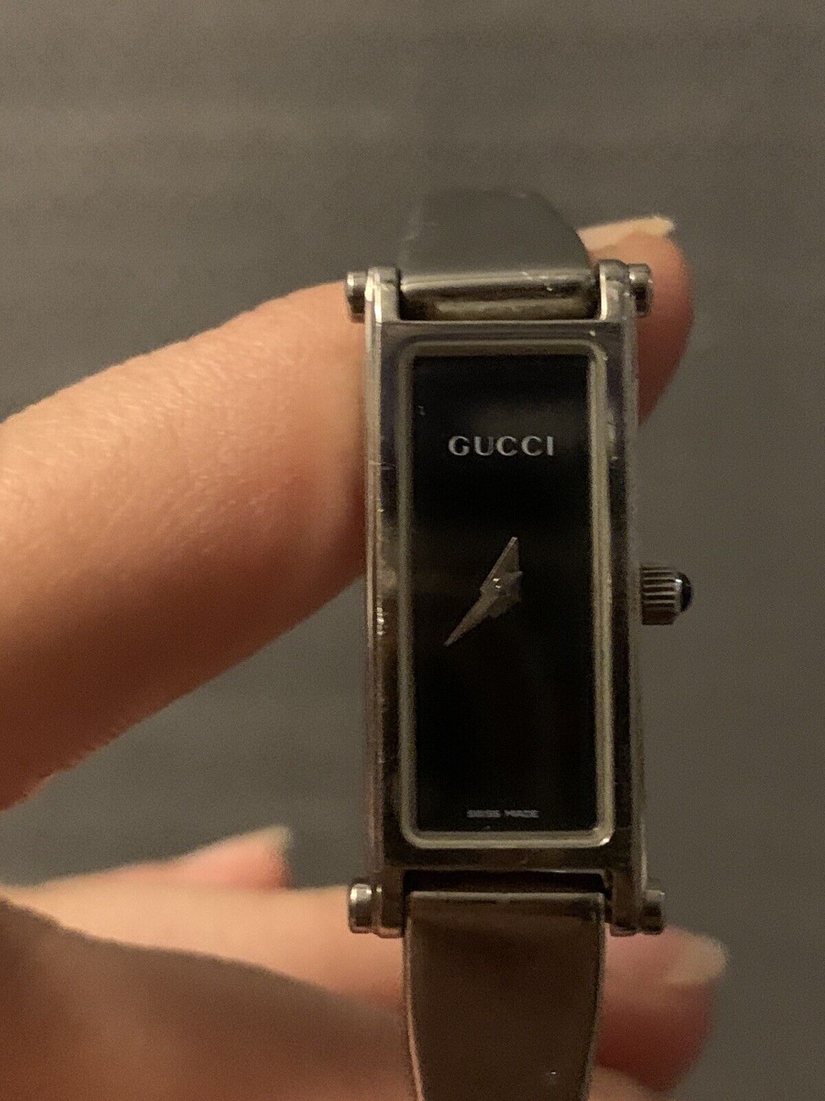 Vintage Gucci Silver Wrist Watch 1500L