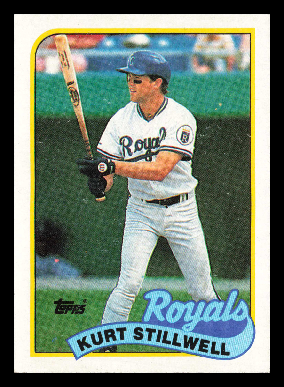 Kurt Stillwell #596b 1989 Topps Kansas City Royals Baseball