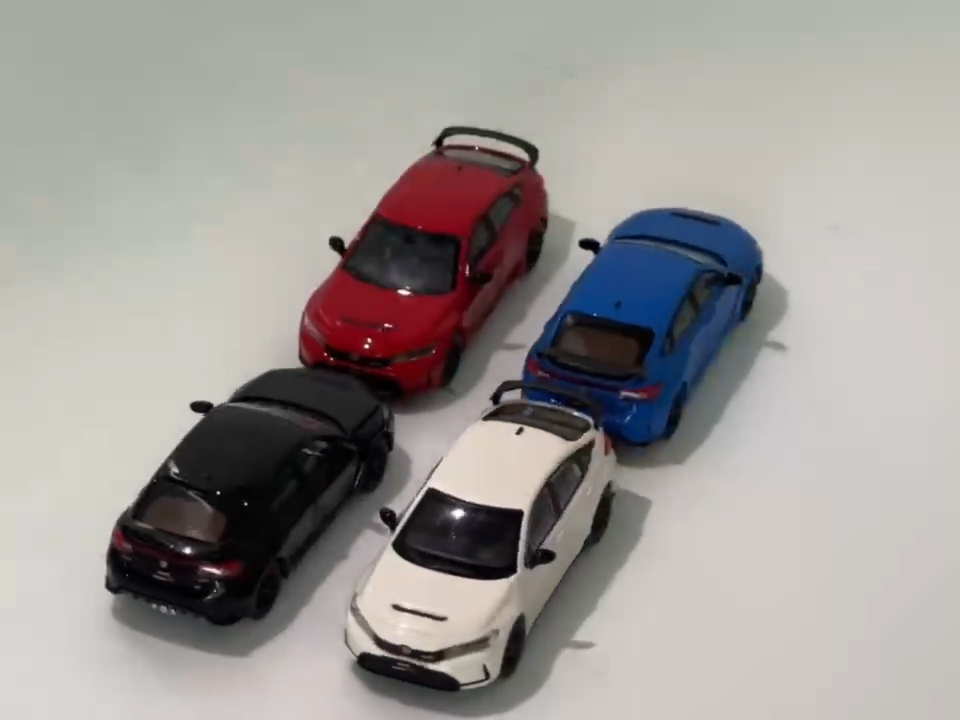 1:64 Honda Civic Type-R FL5 Diecast Model Car Collectibles Gift