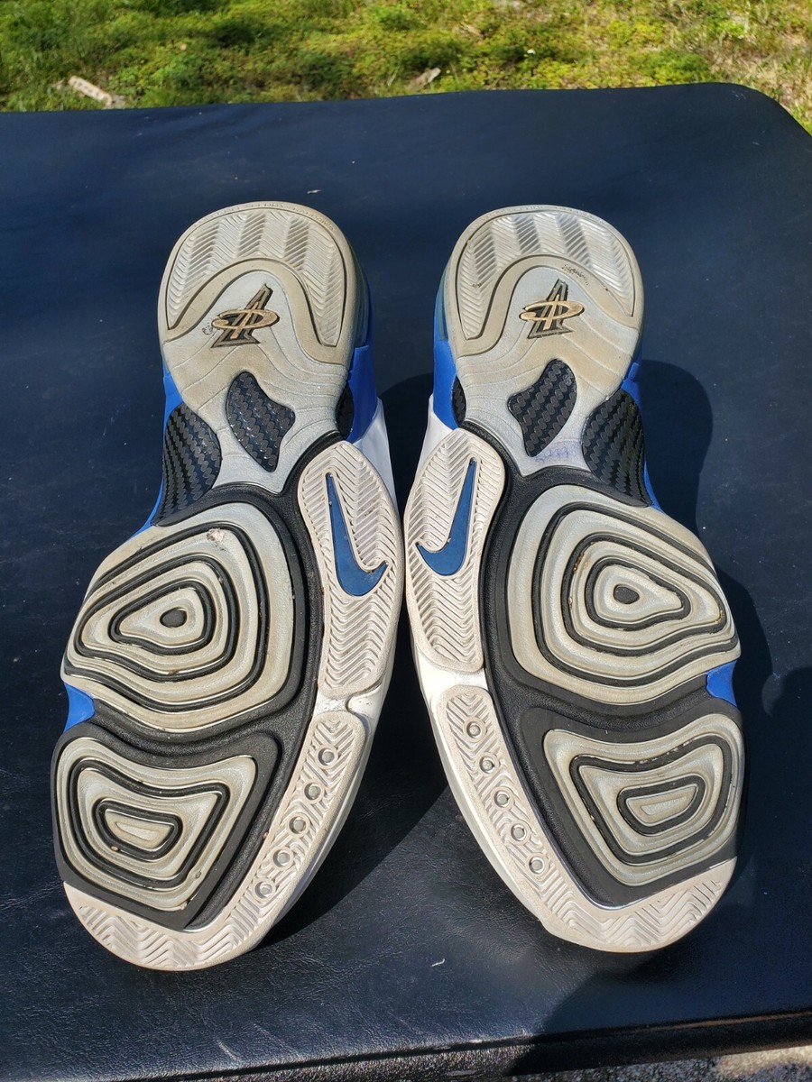 Nike Air Zoom Penny 6 Memphis 2015 Mens SZ 12 Blue White