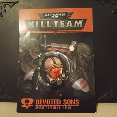 Kill Team Genestealer Kult Softback Buch - Devoted Sons - Warhammer 40k Rare OoP