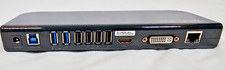 Dual 4K Video Docking Station - USB 3.0 6 HDMI DVI Ethernet Powered Hub Dock