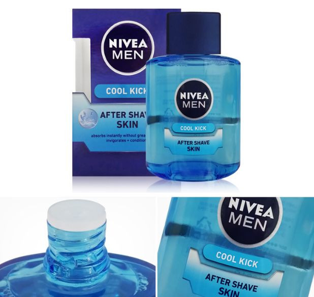 NIVEA MEN Skin Care Set PROTECT & CARE Lotion 100ml + COOL KICK Skin