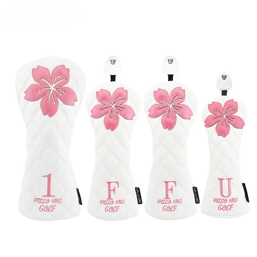 Cherry Blossoms Golf Driver Cover Fairway 35 Holz Cover UT Hybrid Golf HeadCover - Bild 17 von 22