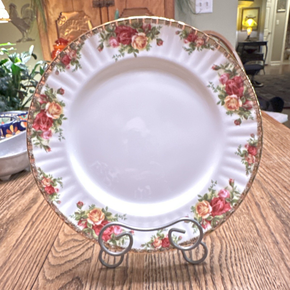 Royal Doulton Albert Old Country Roses Dinner Plate New Old Stock