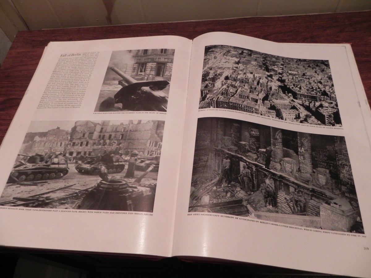洋書 LIFE'S PICTURE HISTORY OF WORLD WAR II LIFE'S Picture History of World War II, 1950 Large Hardcover